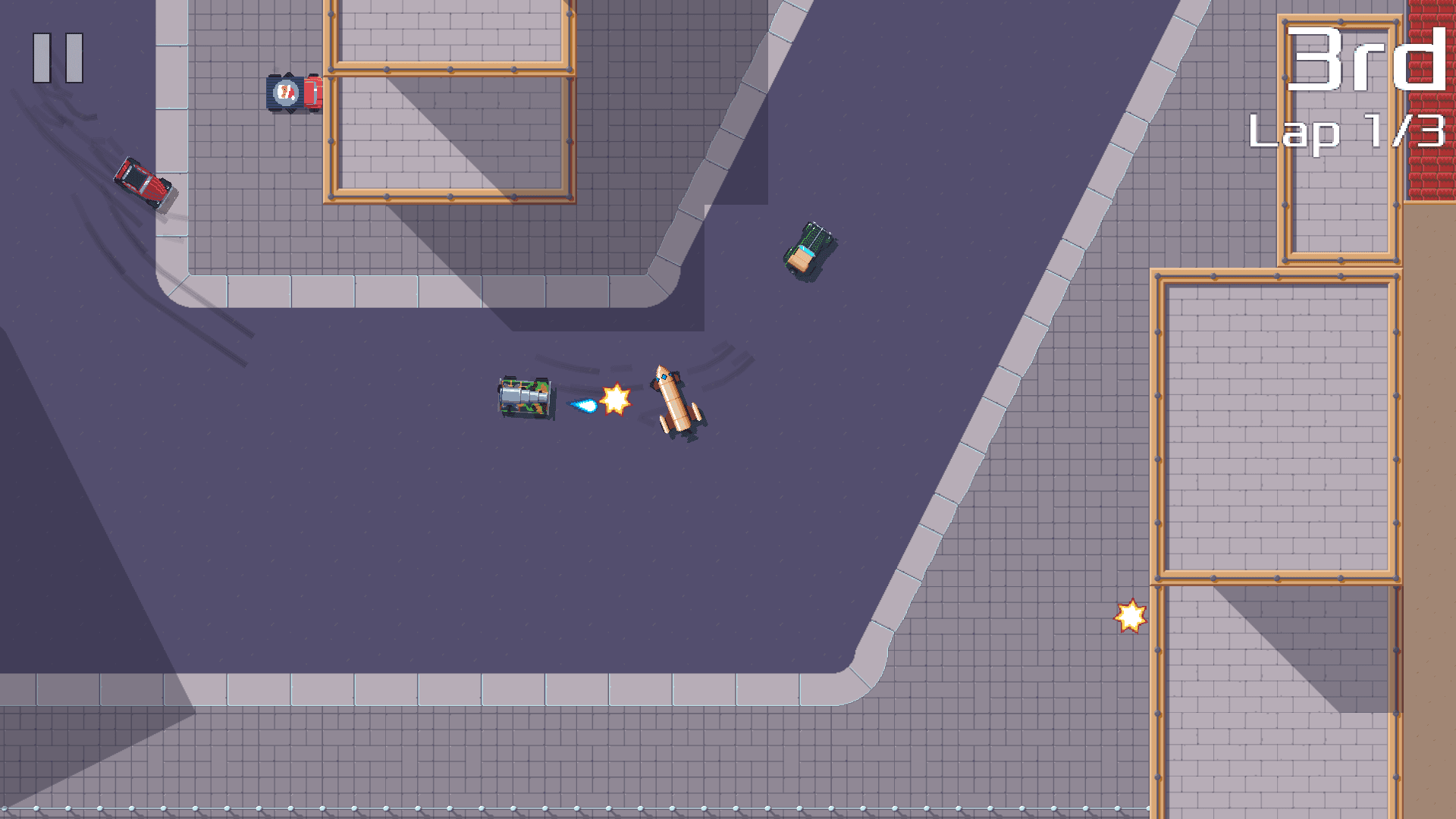 Скриншот 5 — Pixel Wheels - Пиксел Вилз