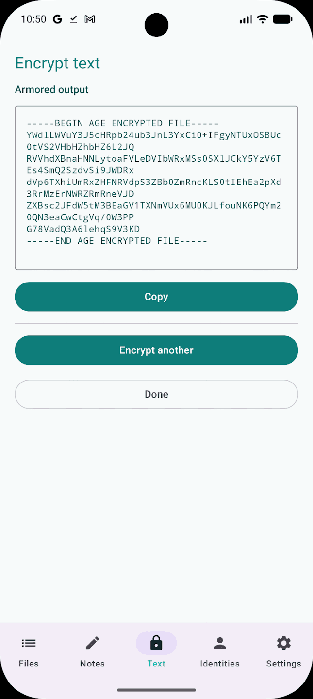 Скриншот 4 — AgePony: Encrypt & Sign