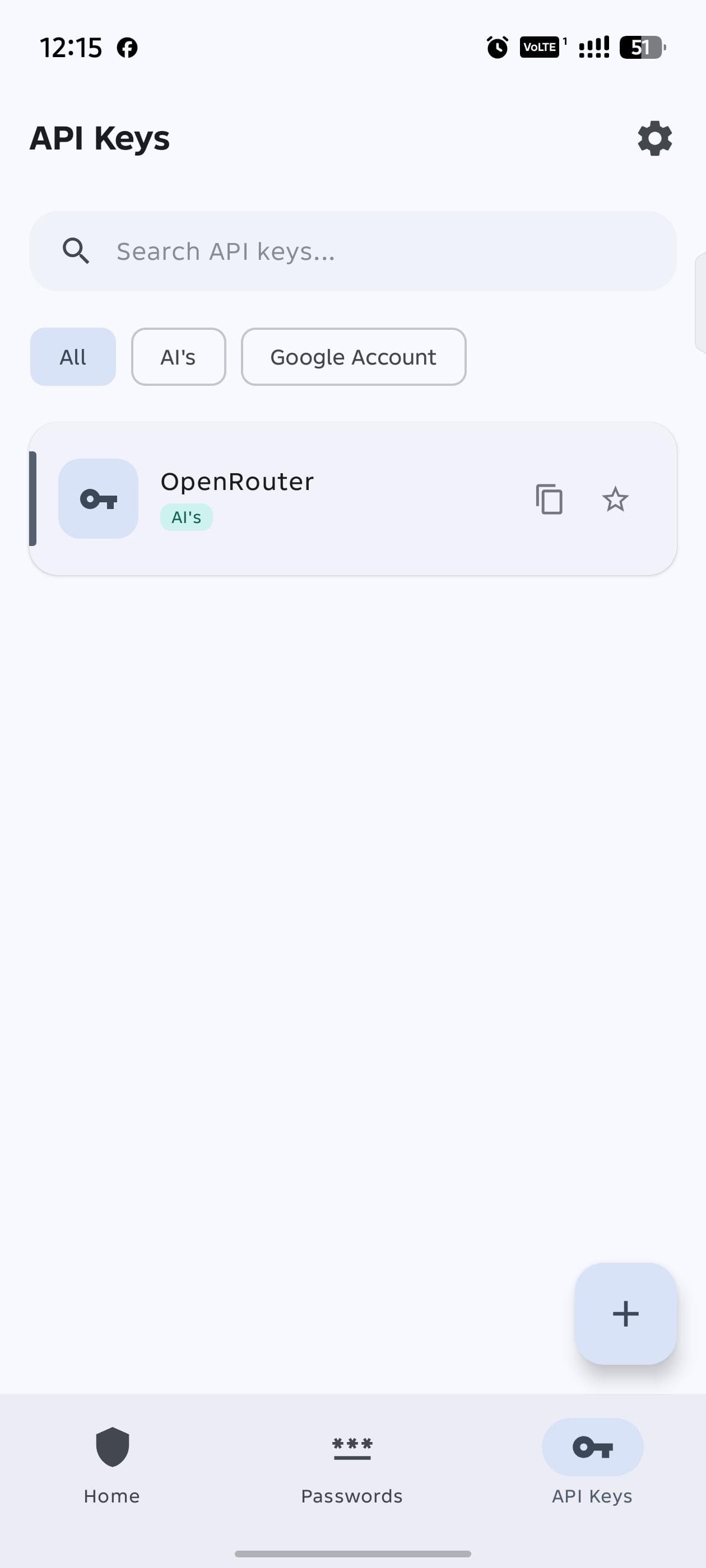 Скриншот 1 — AIPOS Password Manager
