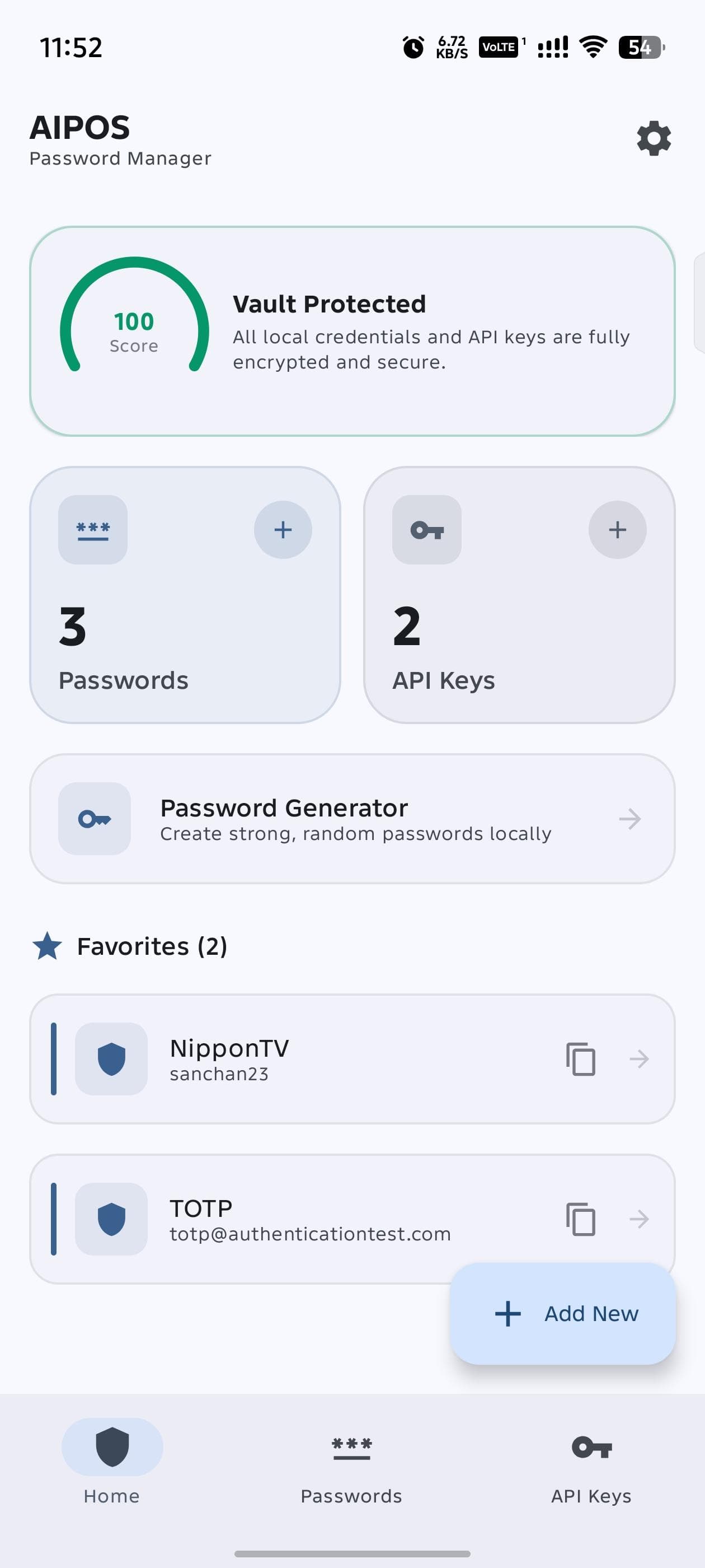 Скриншот 3 — AIPOS Password Manager