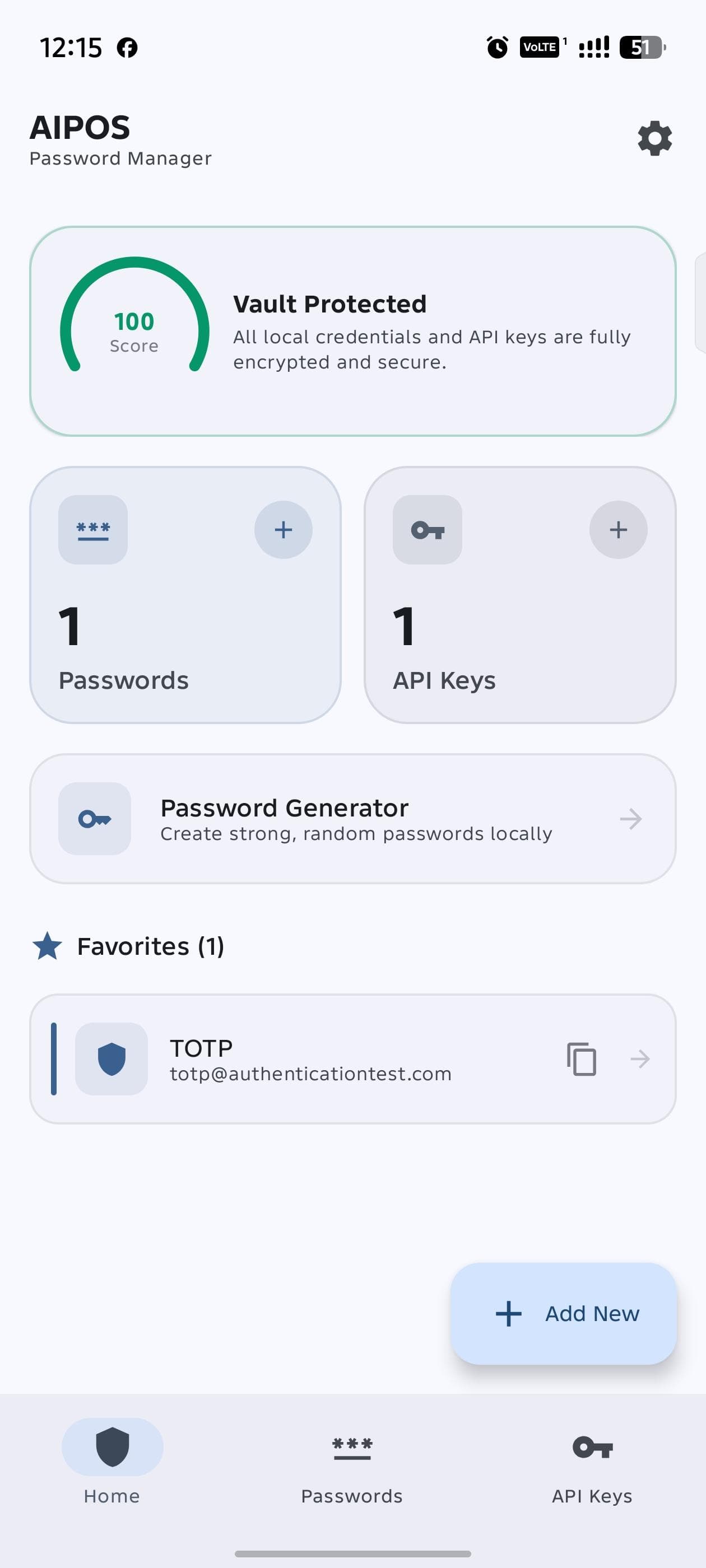 Скриншот 4 — AIPOS Password Manager