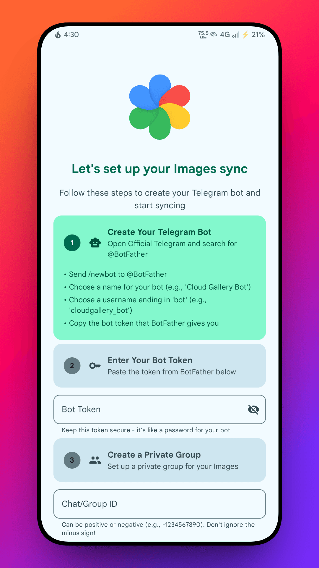 Скриншот 2 — Chitralaya CloudGallery App