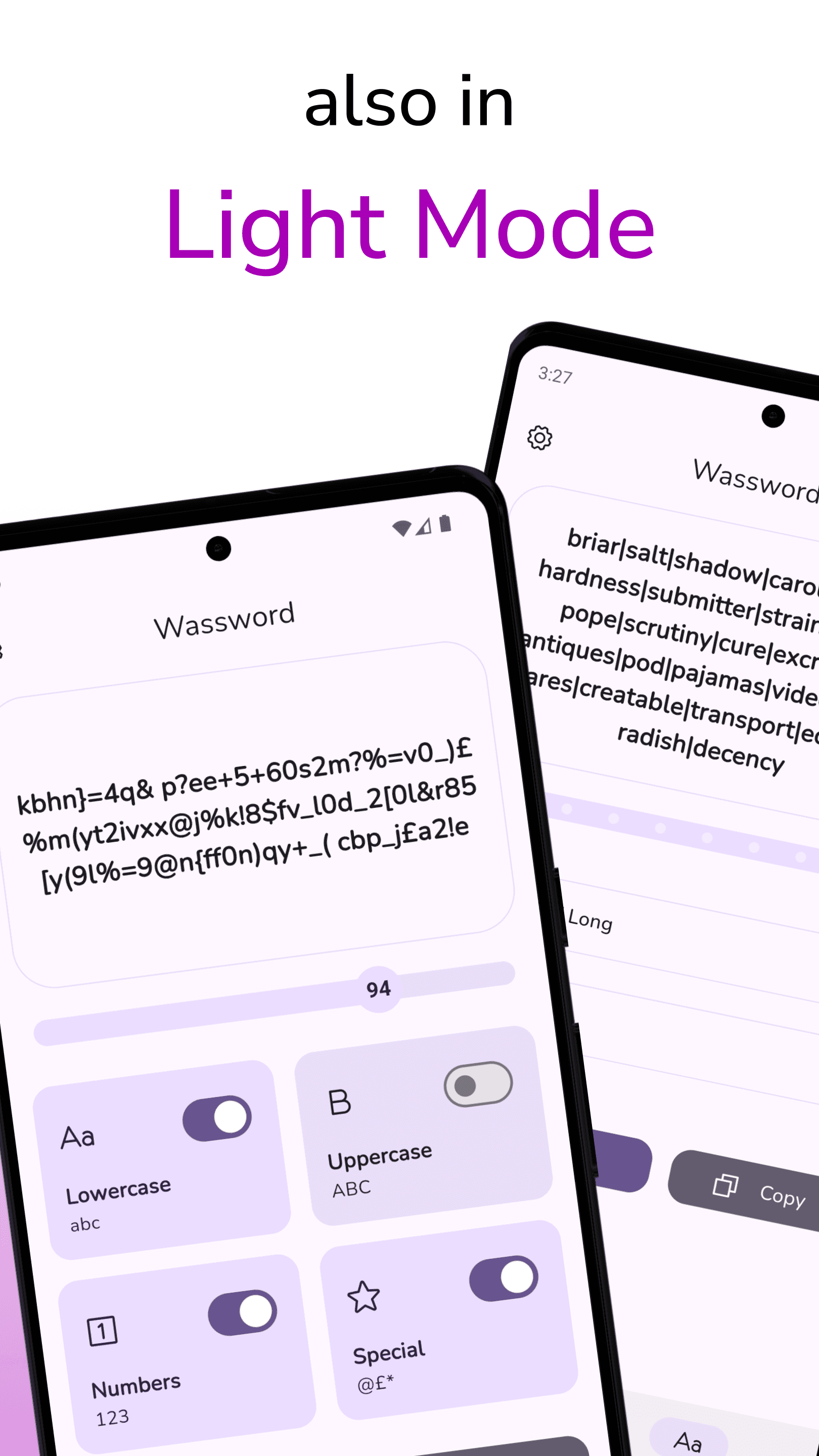Скриншот 3 — Wassword - Wonderful Password Generator