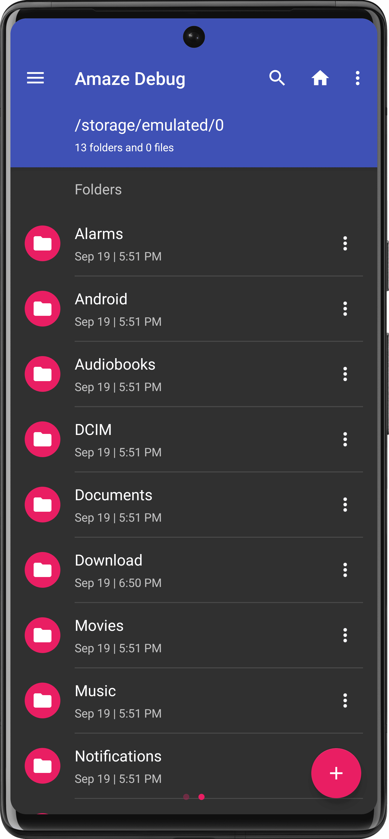 Скриншот 2 — Amaze File Manager
