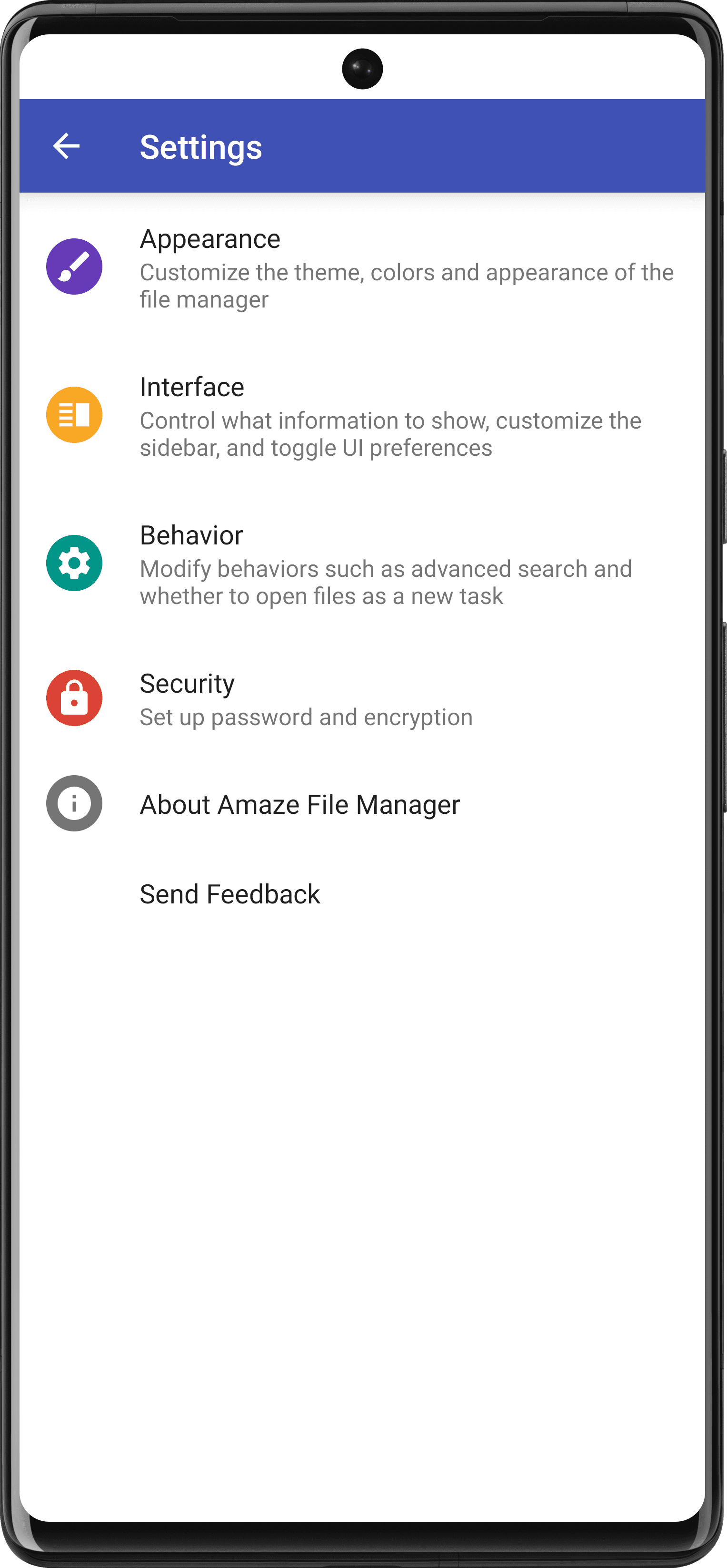 Скриншот 5 — Amaze File Manager