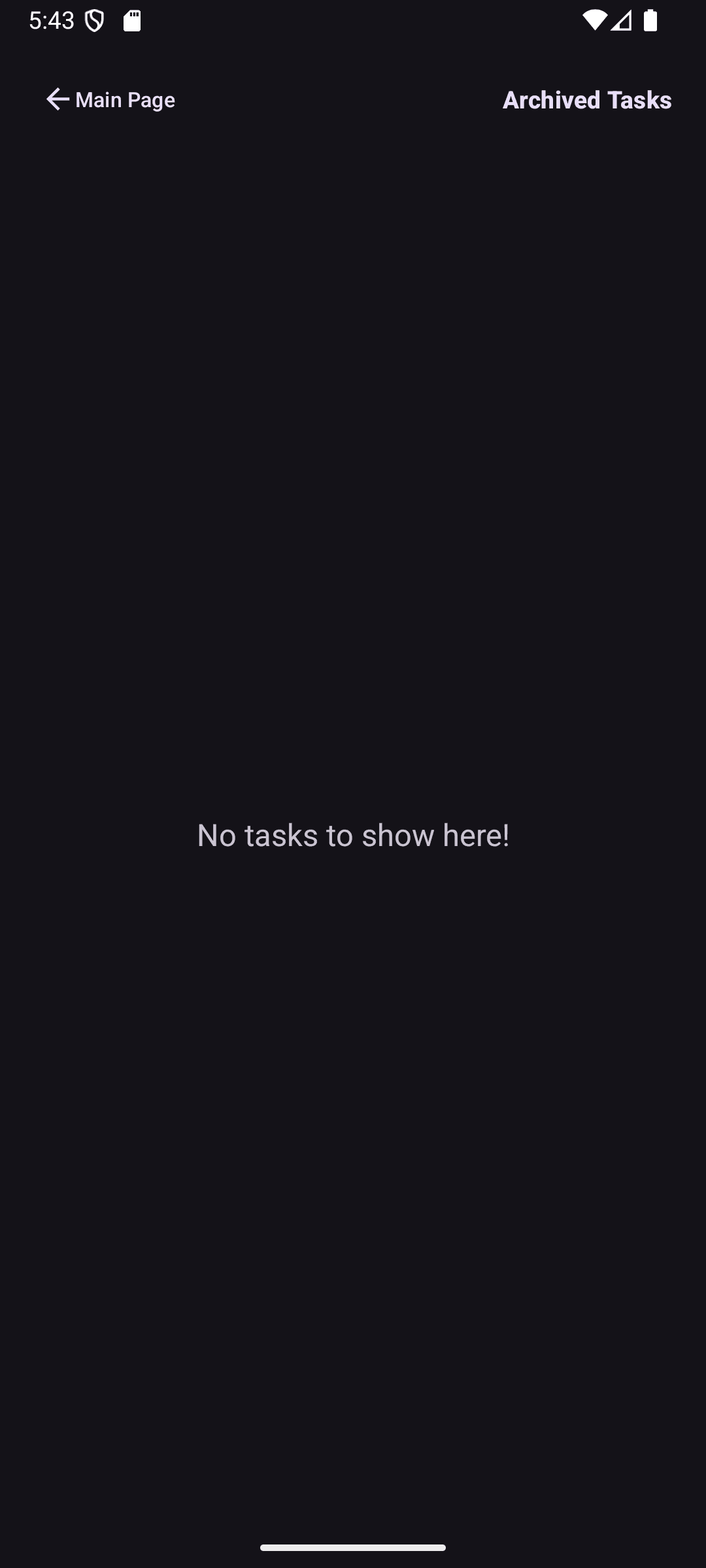 Скриншот 4 — TaskMate - Minimal Productive Task Manager