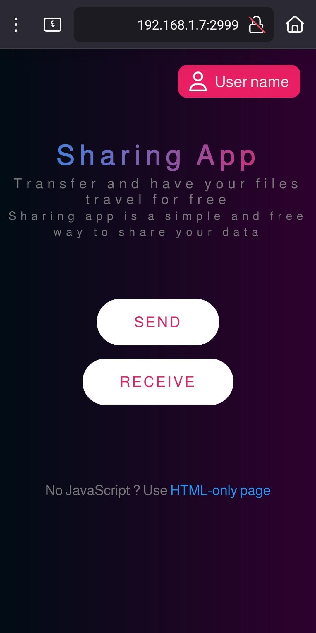 Скриншот 5 — Sharing