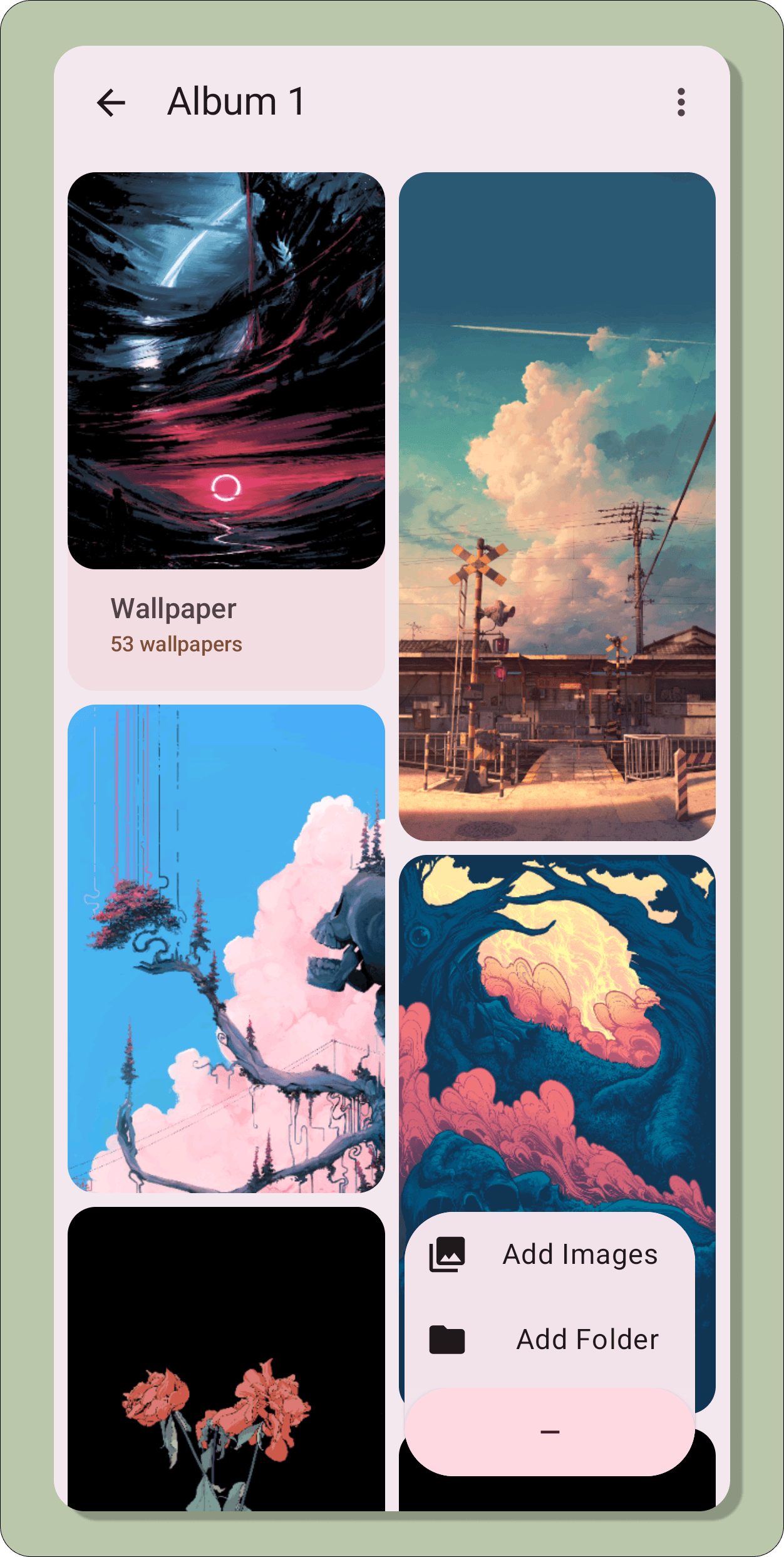Скриншот 4 — Paperize - A Wallpaper Changer