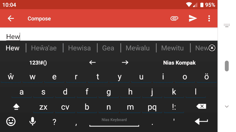 Скриншот 2 — Nias for AnySoftKeyboard