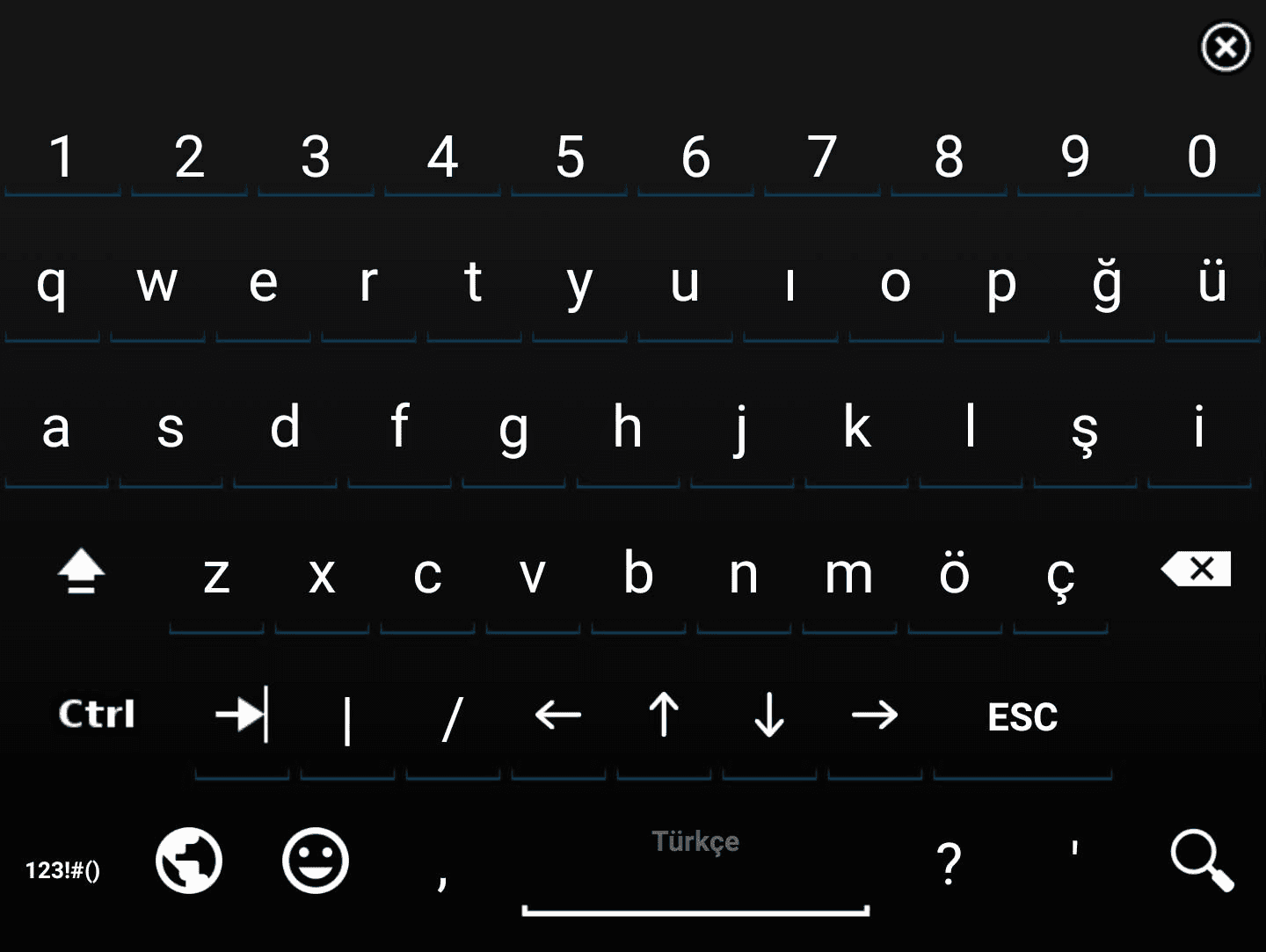 Скриншот 2 — Turkish for AnySoftKeyboard