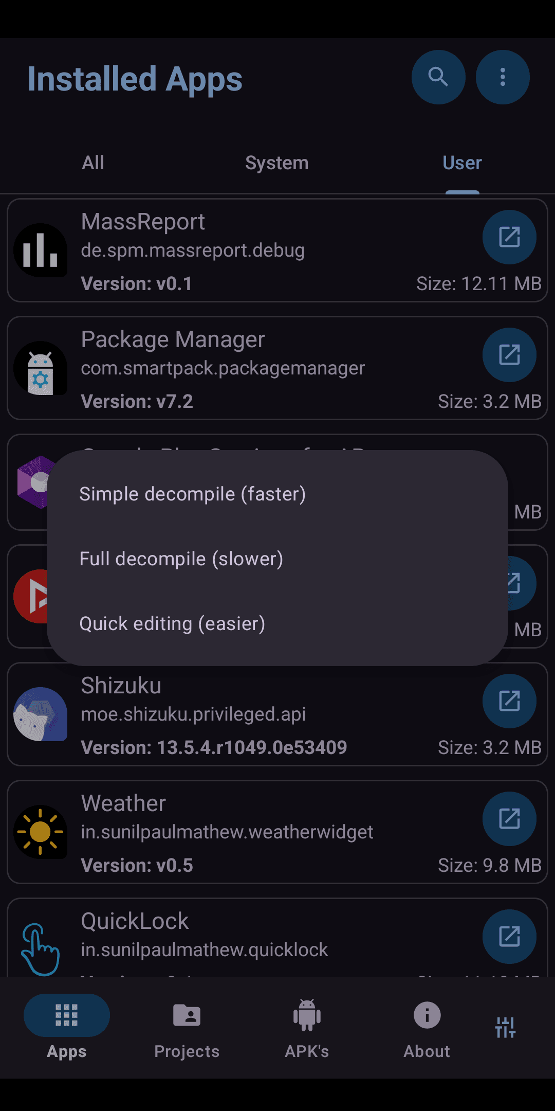Скриншот 2 — APK Explorer & Editor