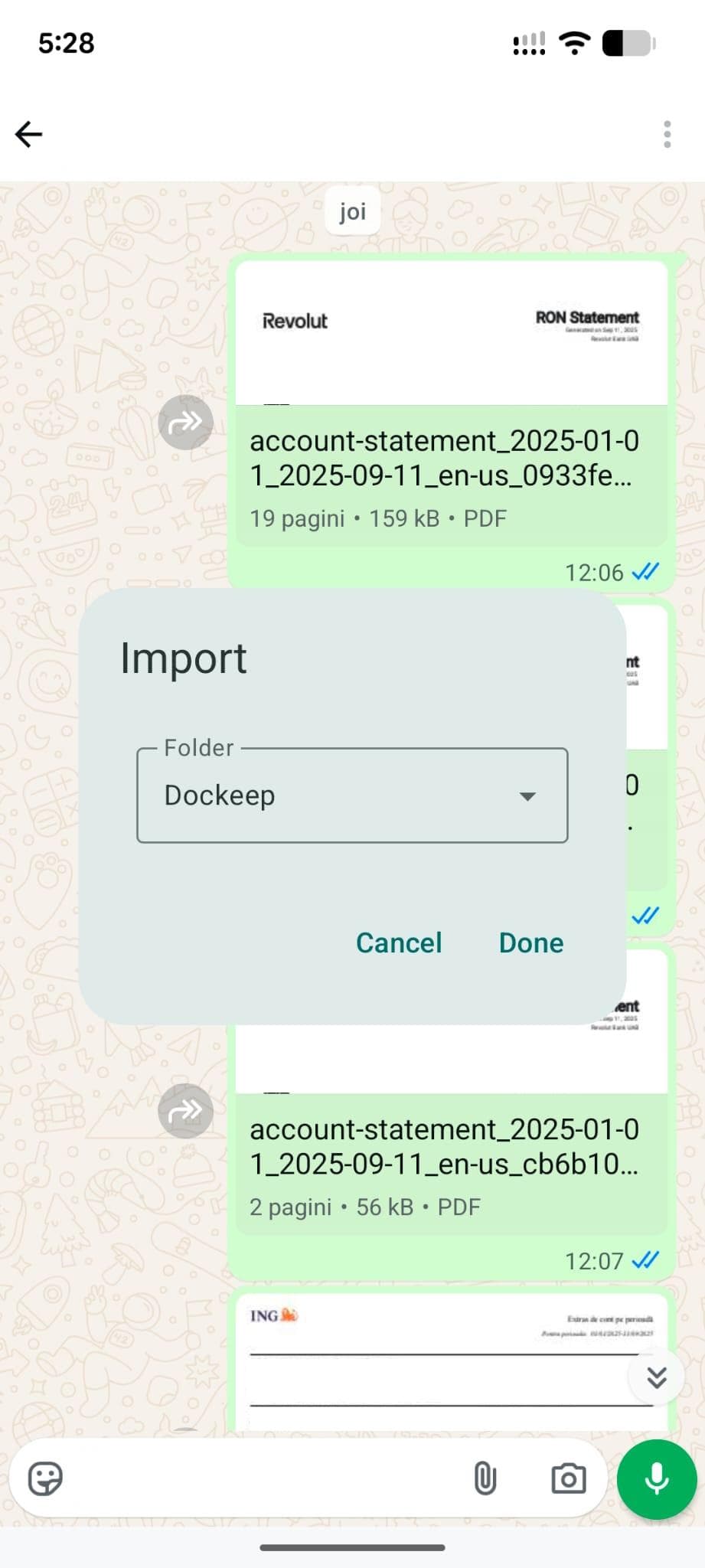 Скриншот 2 — Dockeep: Pocket for Files