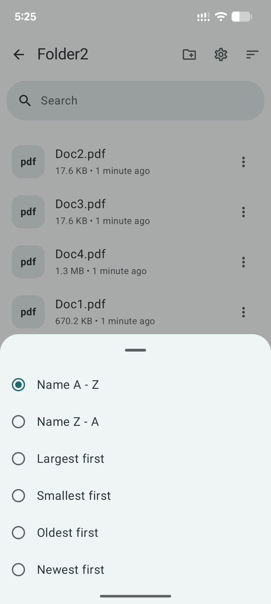 Скриншот 5 — Dockeep: Pocket for Files