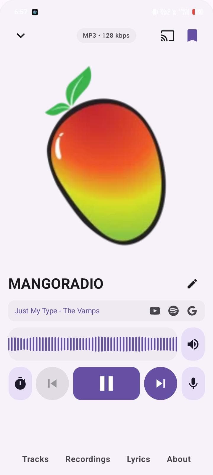 Скриншот 1 — Internet Radio