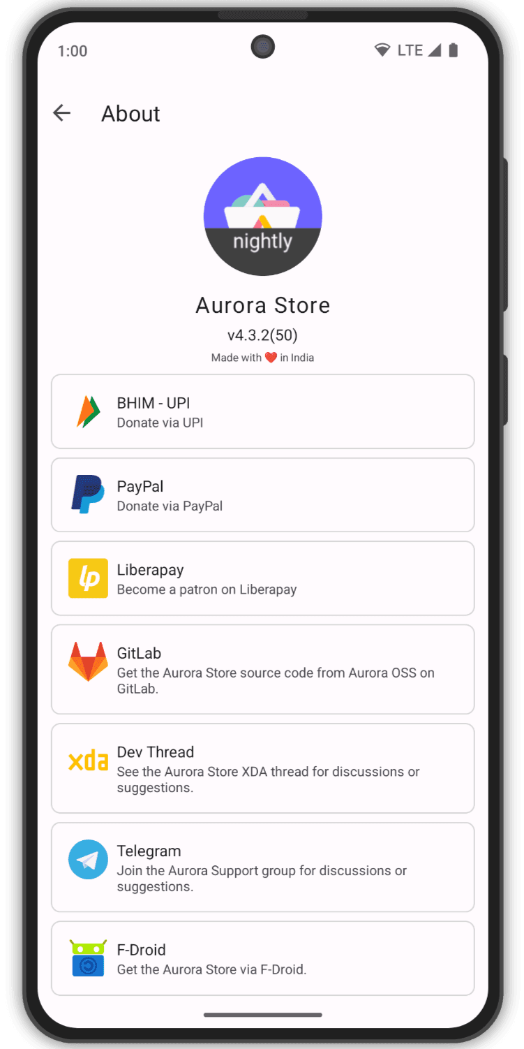 Скриншот 8 — Aurora Store