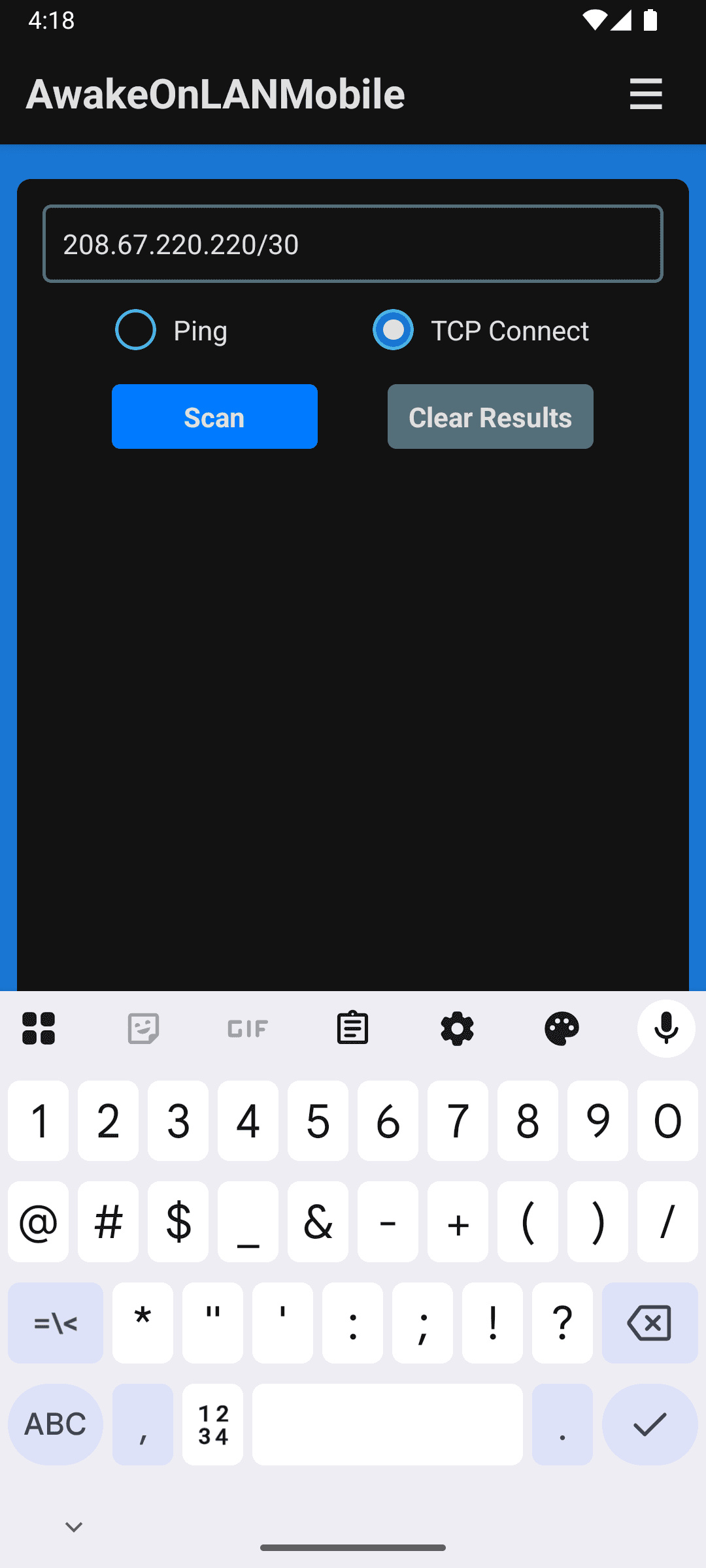Скриншот 4 — AwakeOnLANMobile