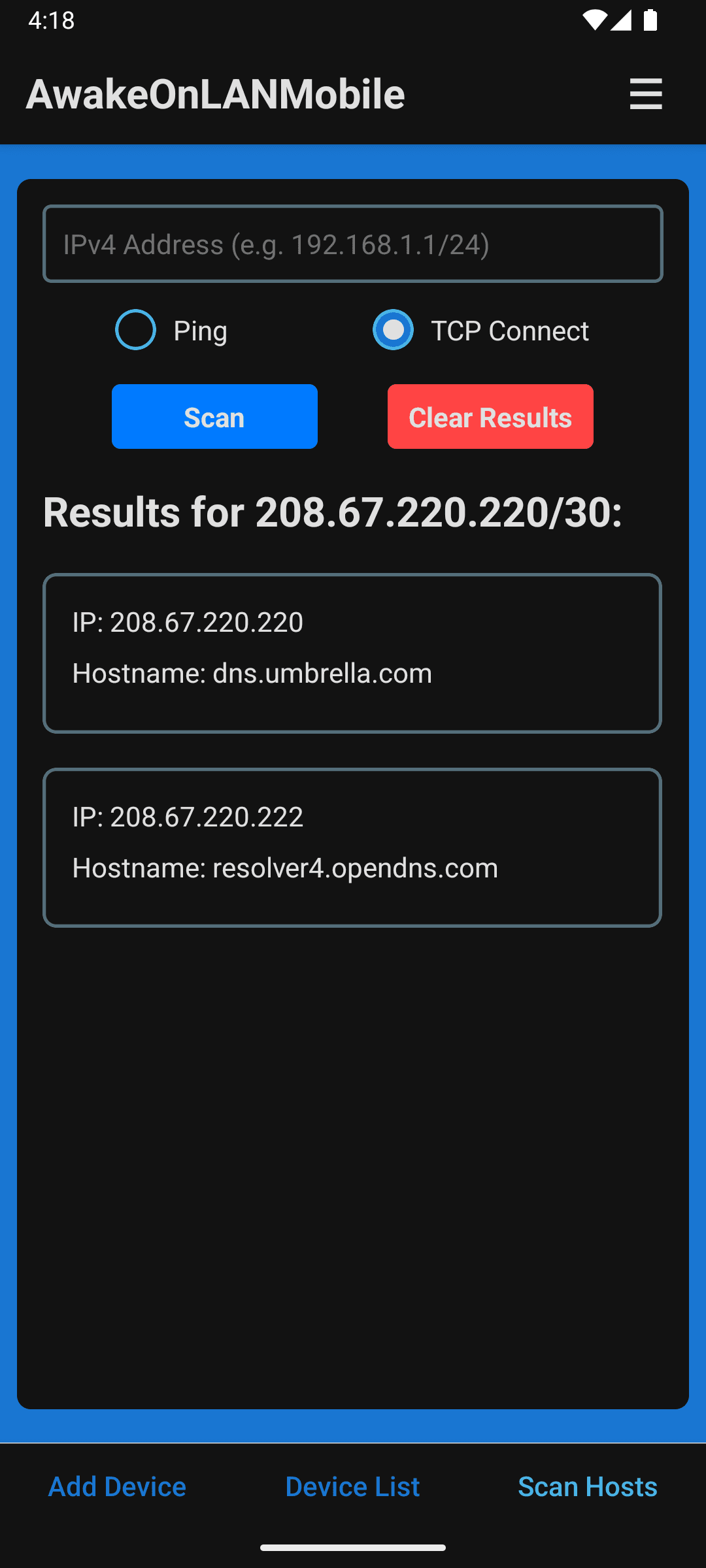 Скриншот 5 — AwakeOnLANMobile