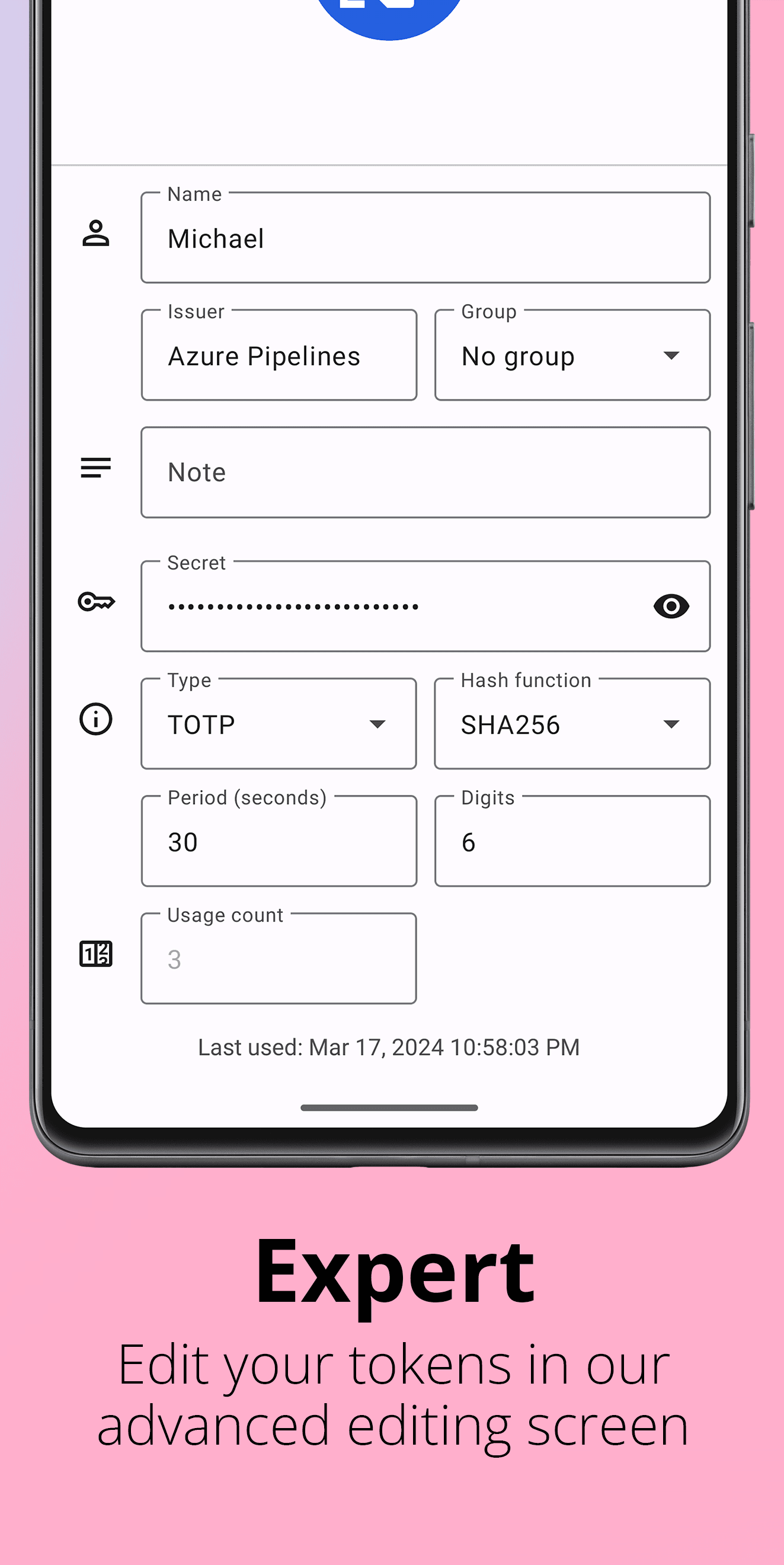 Скриншот 5 — Aegis Authenticator