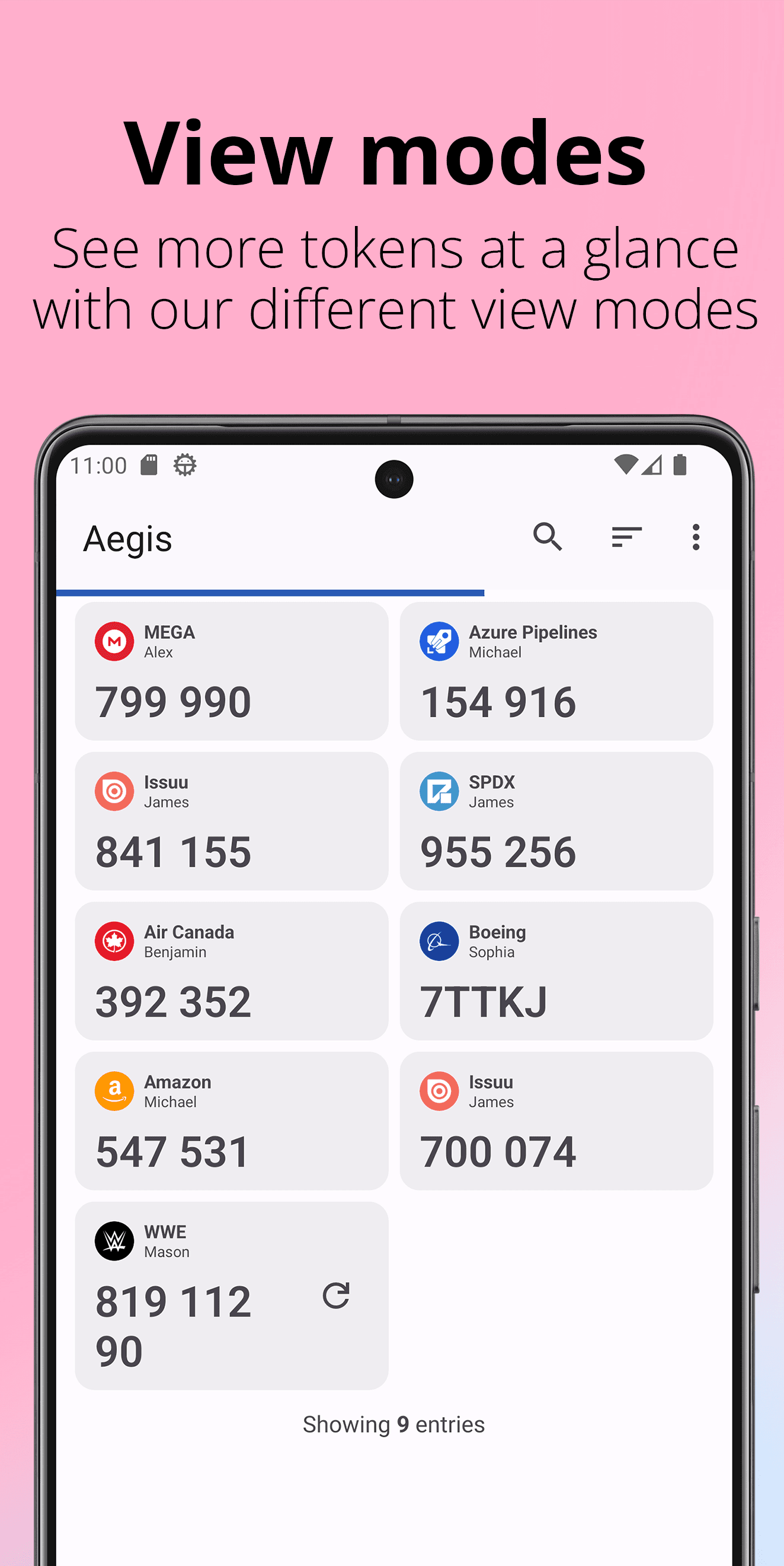 Скриншот 7 — Aegis Authenticator