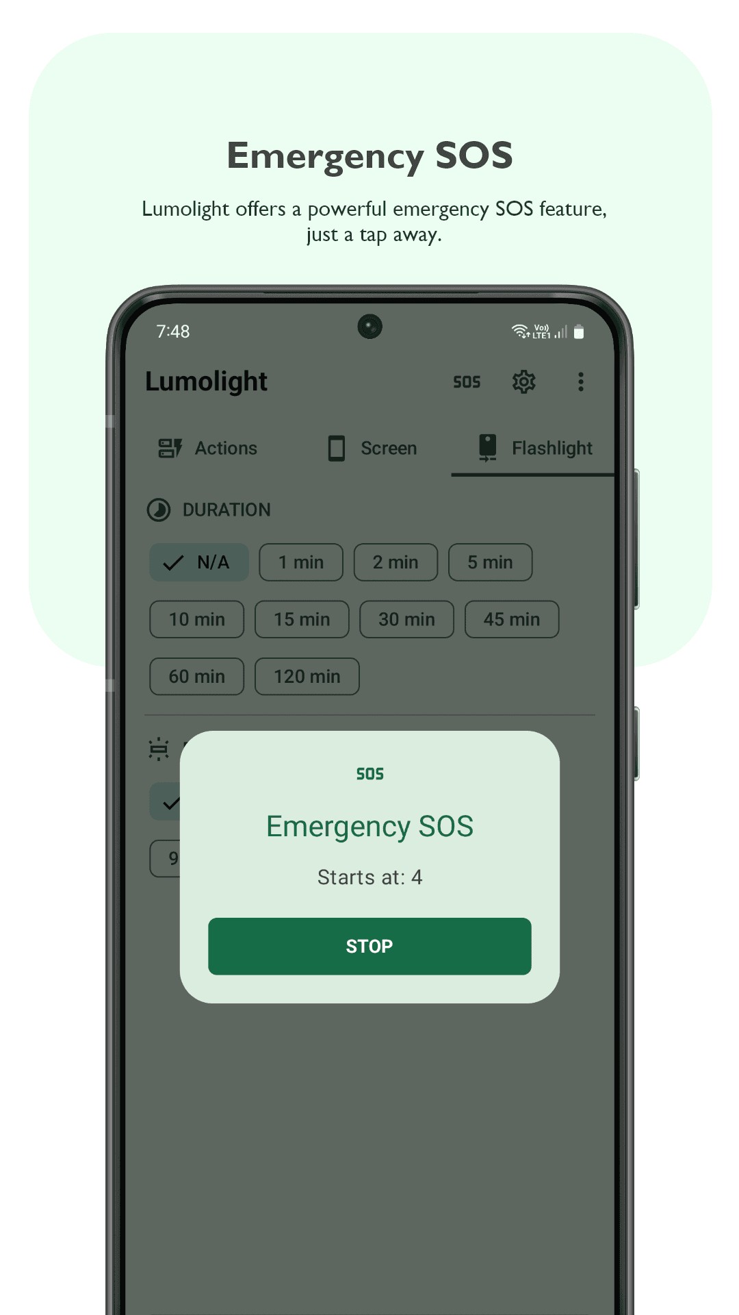 Скриншот 3 — Lumolight: Screen & Flashlight