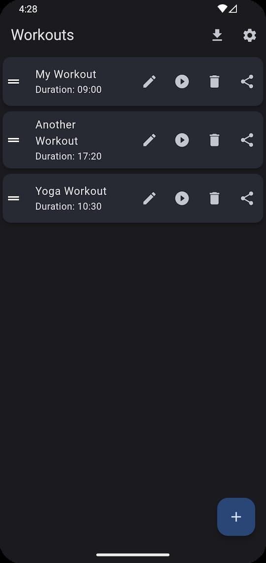 Скриншот 2 — Just Another Workout Timer