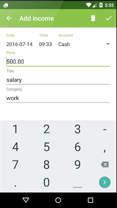 Скриншот 3 — Money Tracker