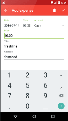 Скриншот 4 — Money Tracker