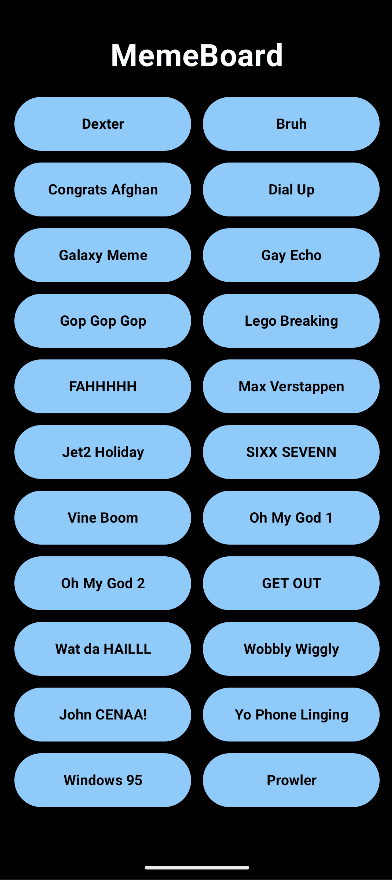 Скриншот 1 — MemeBoard