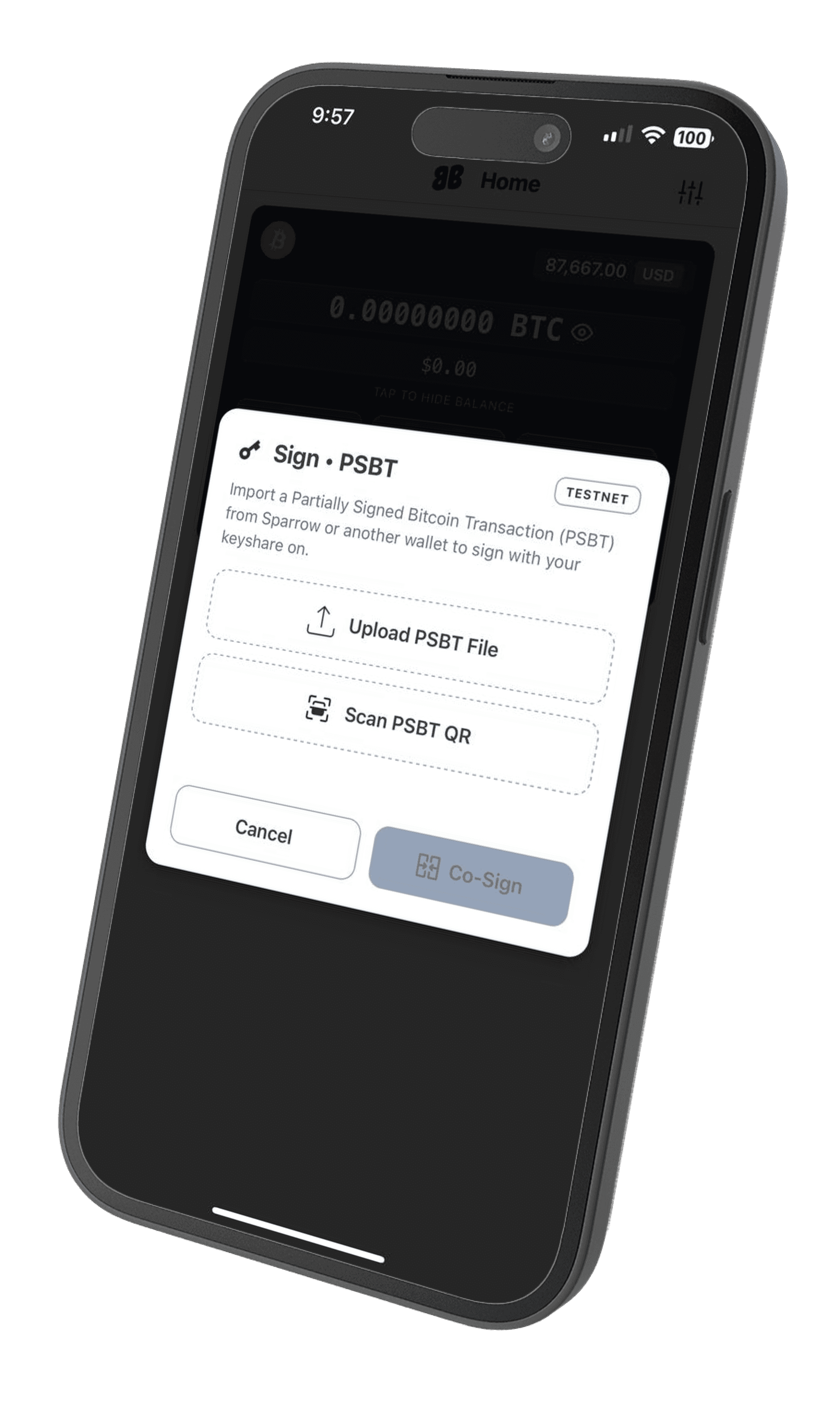 Скриншот 7 — Bold Bitcoin Wallet