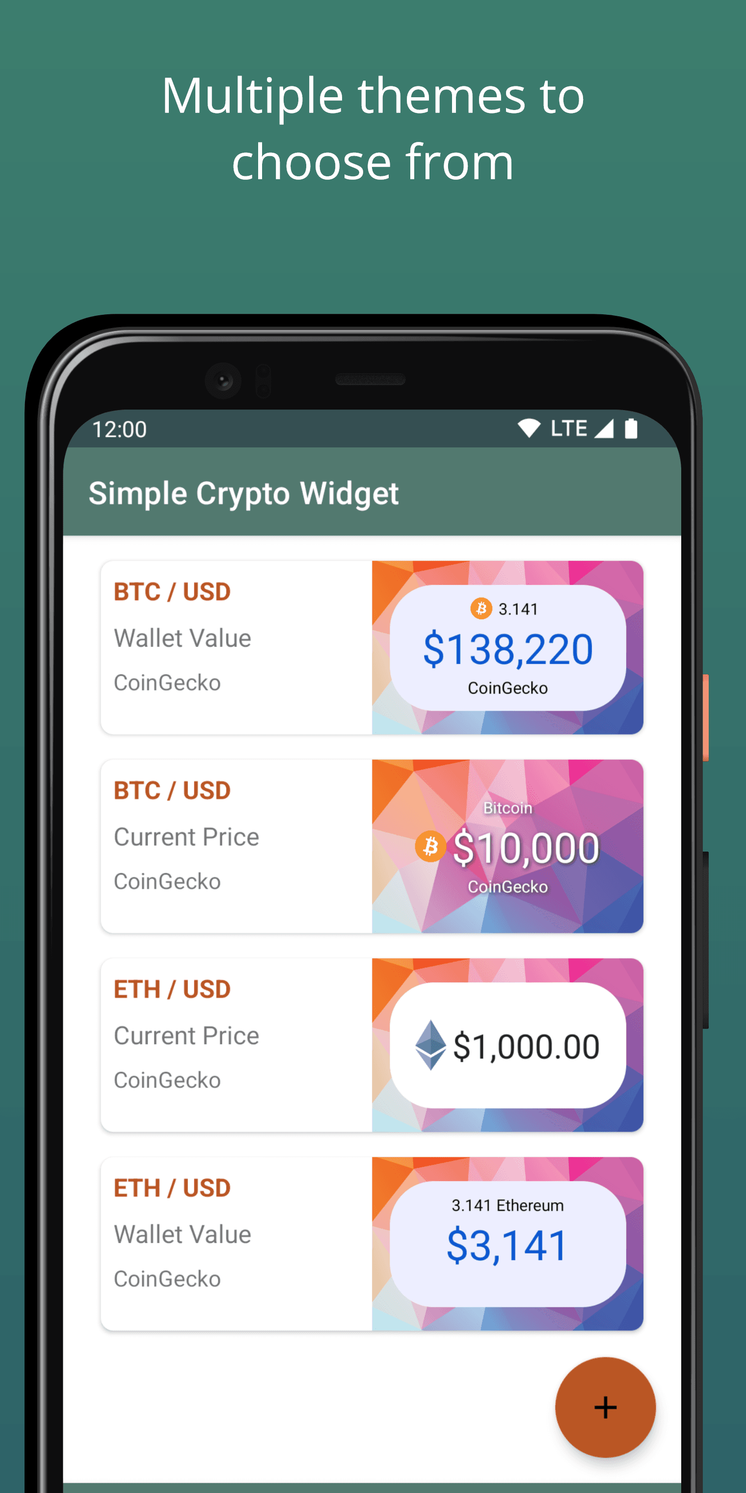 Скриншот 3 — Simple Crypto Widget