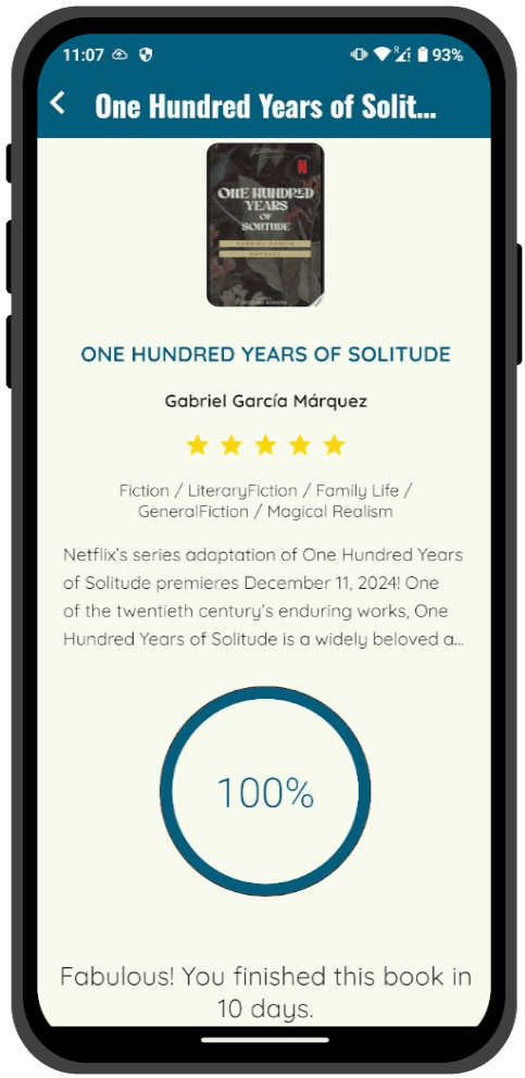 Скриншот 4 — Bookaccio Book Tracker