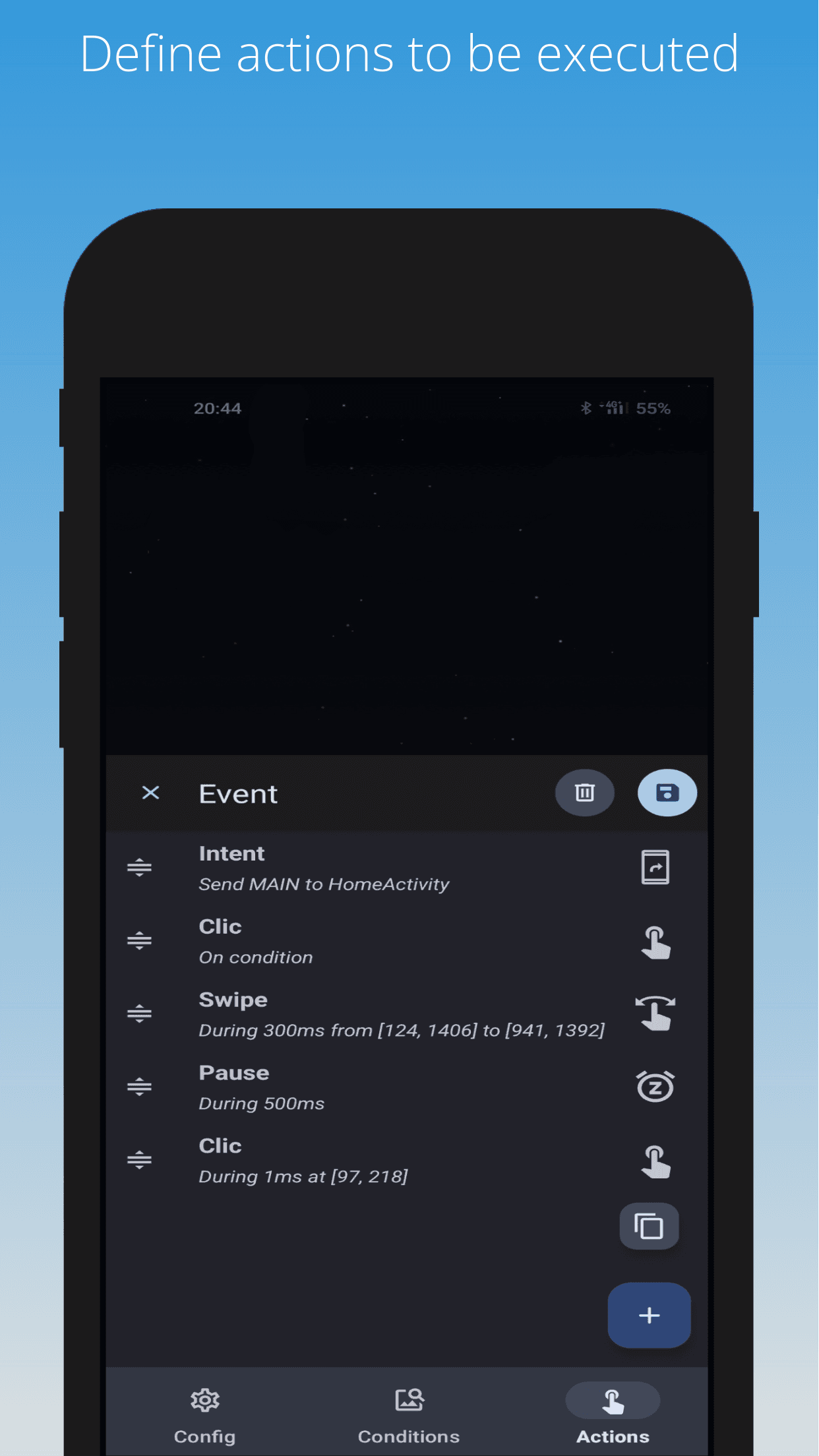 Скриншот 3 — Klick'r - Smart AutoClicker