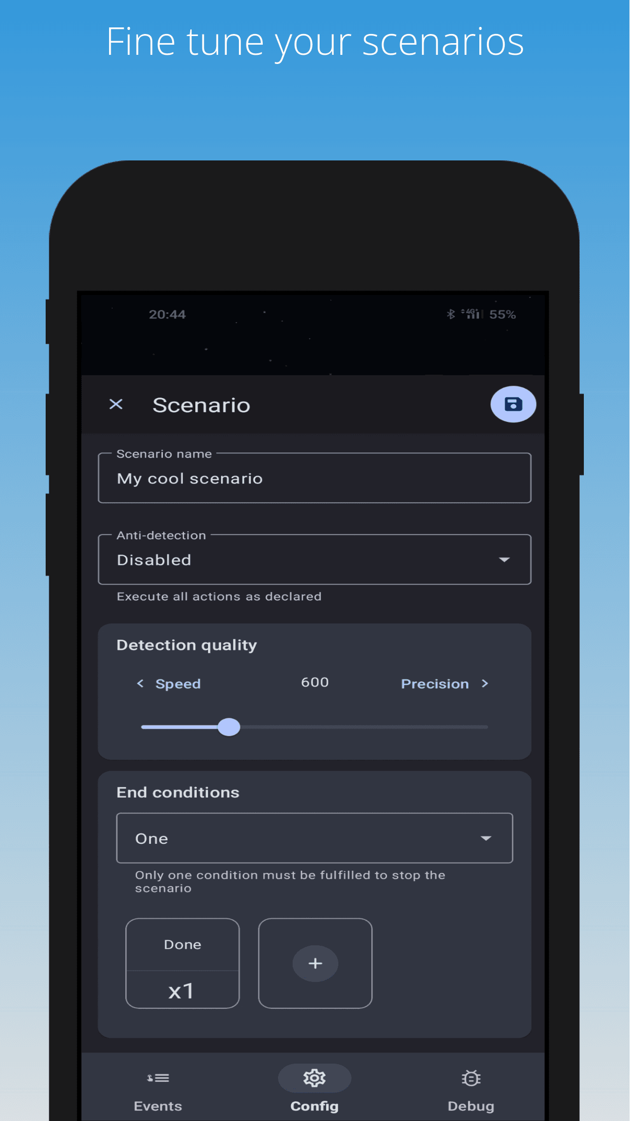 Скриншот 4 — Klick'r - Smart AutoClicker