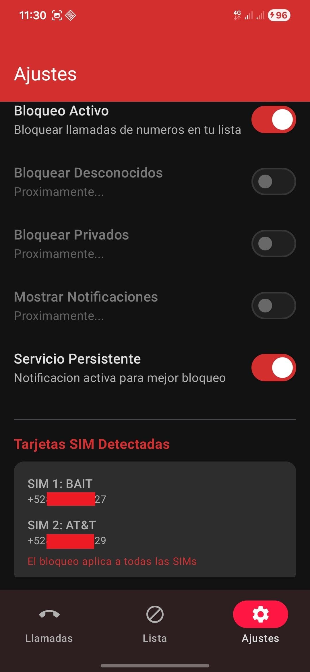 Скриншот 3 — Call Blocker