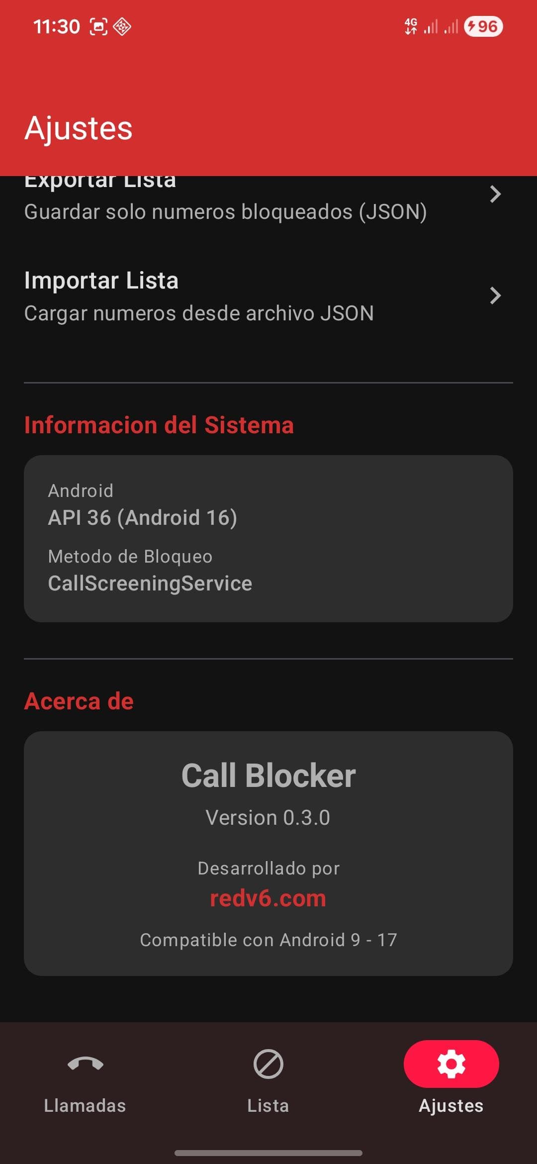 Скриншот 5 — Call Blocker