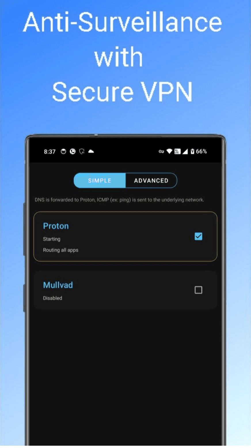 Скриншот 3 — Rethink: DNS + Firewall + VPN
