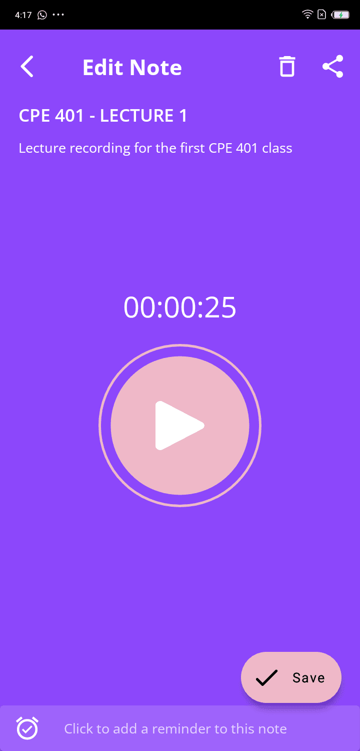 Скриншот 6 — Audio Notes