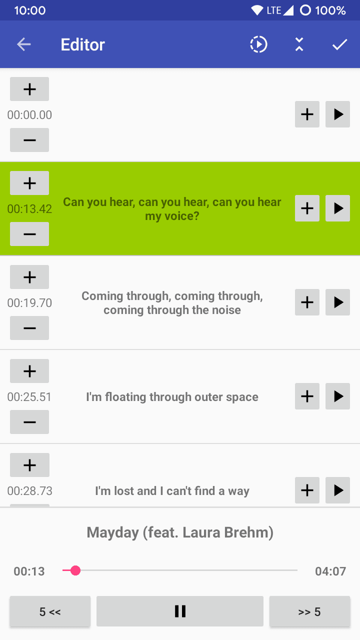 Скриншот 3 — LRC Editor