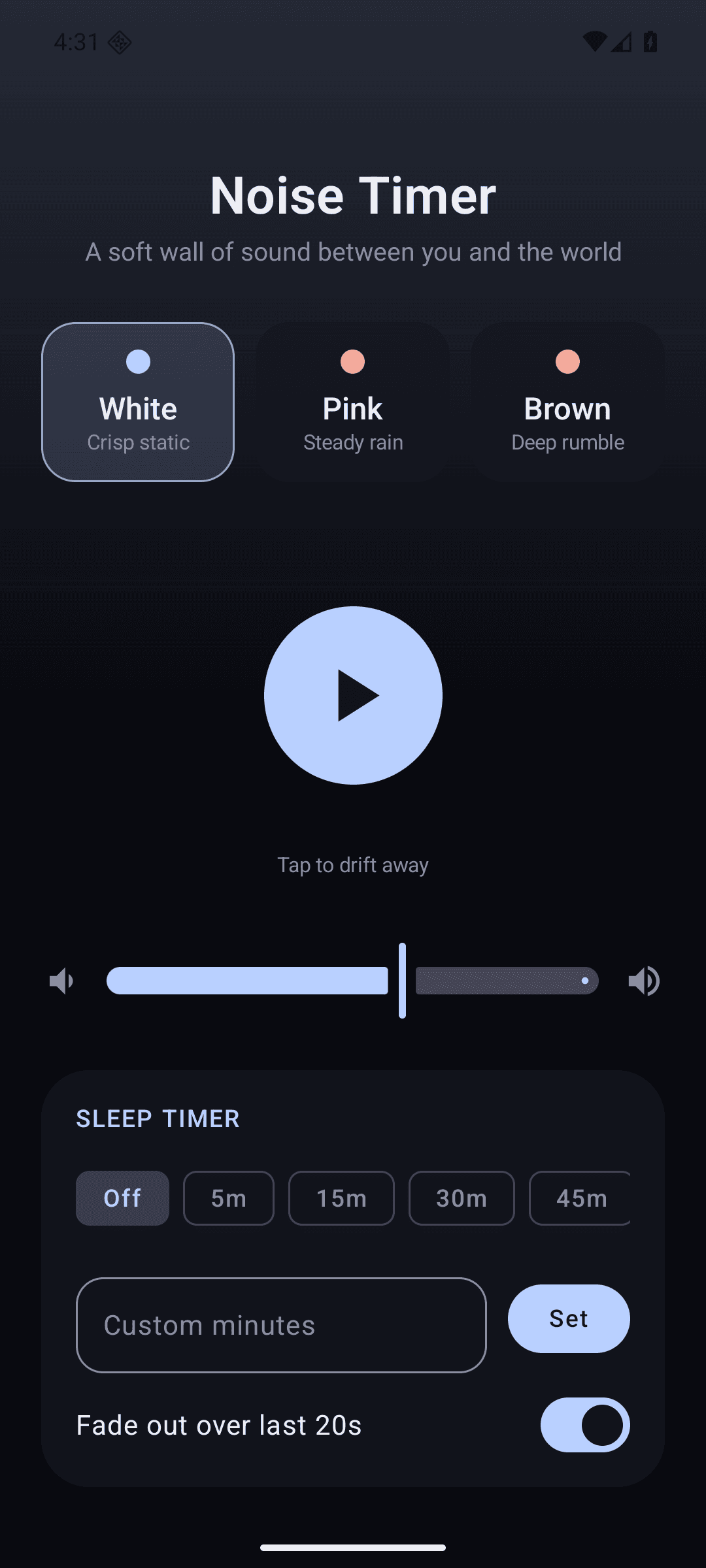 Скриншот 1 — Noise Timer