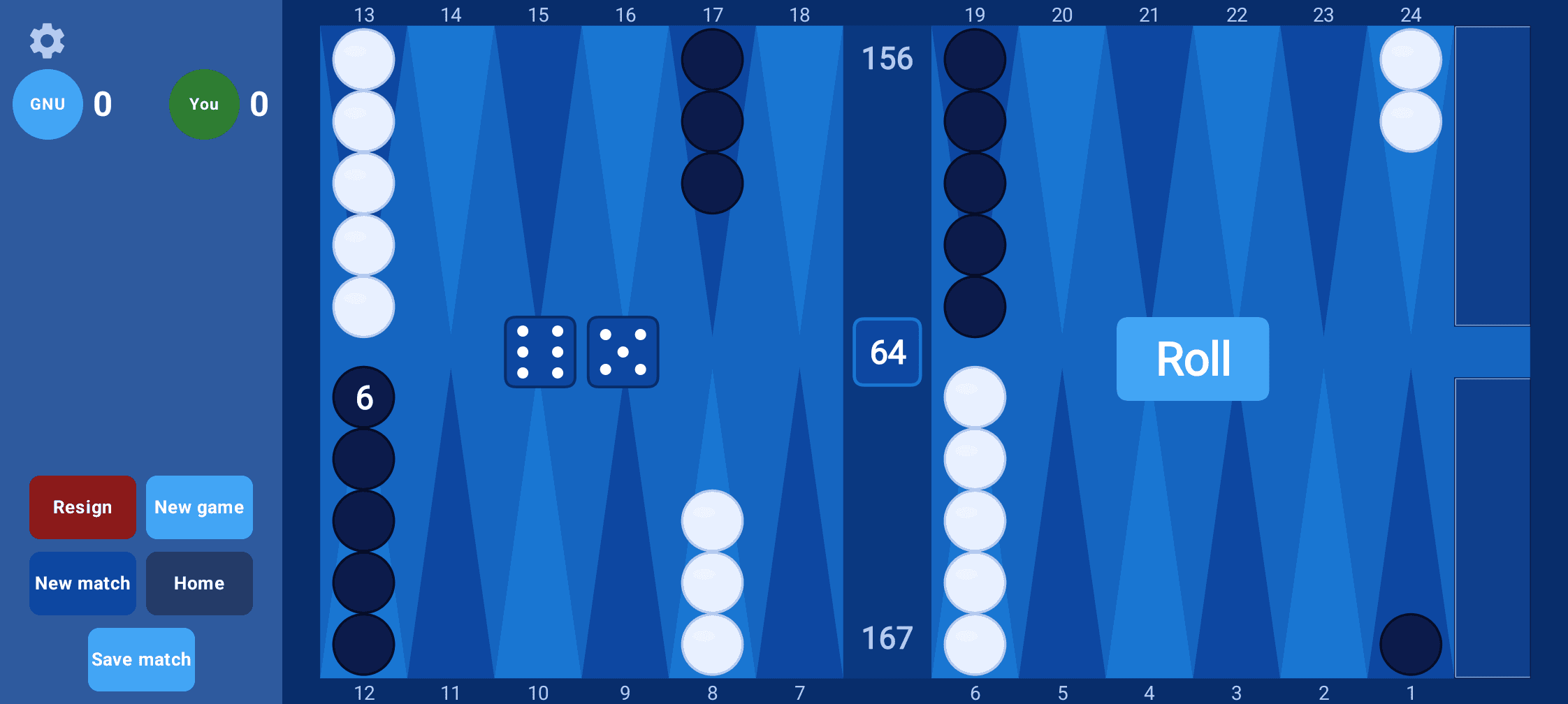 Скриншот 4 — CBG -- Clavierhaus BackGammon