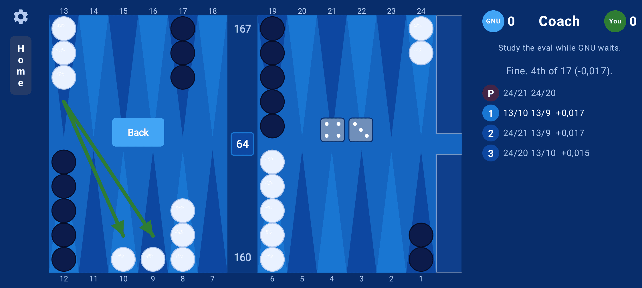 Скриншот 8 — CBG -- Clavierhaus BackGammon