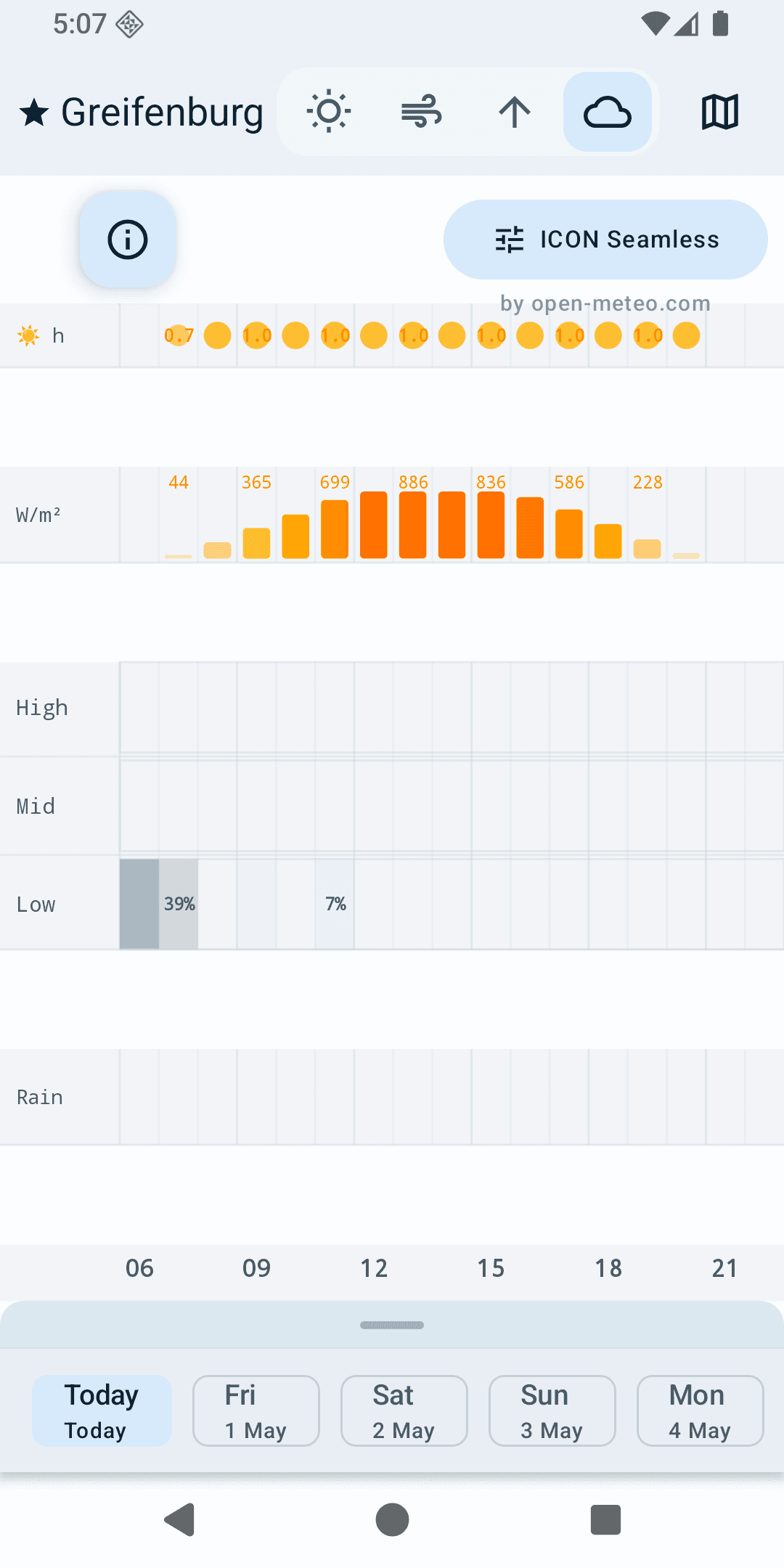 Скриншот 4 — Cloudbase Predictor