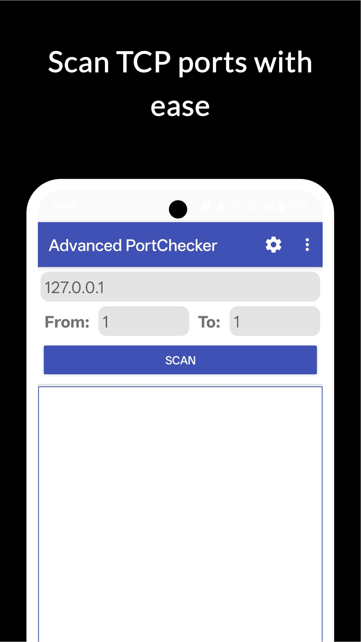 Скриншот 1 — Advanced PortChecker