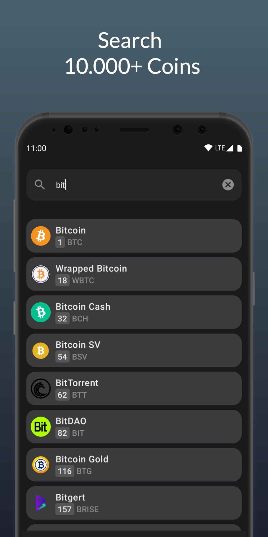 Скриншот 3 — CoinTrend: Private Crypto Tracker