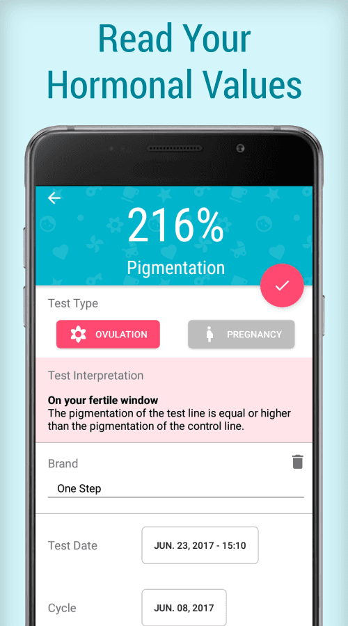 Скриншот 3 — Fertility Test Analyzer App: Ovulation & Pregnancy