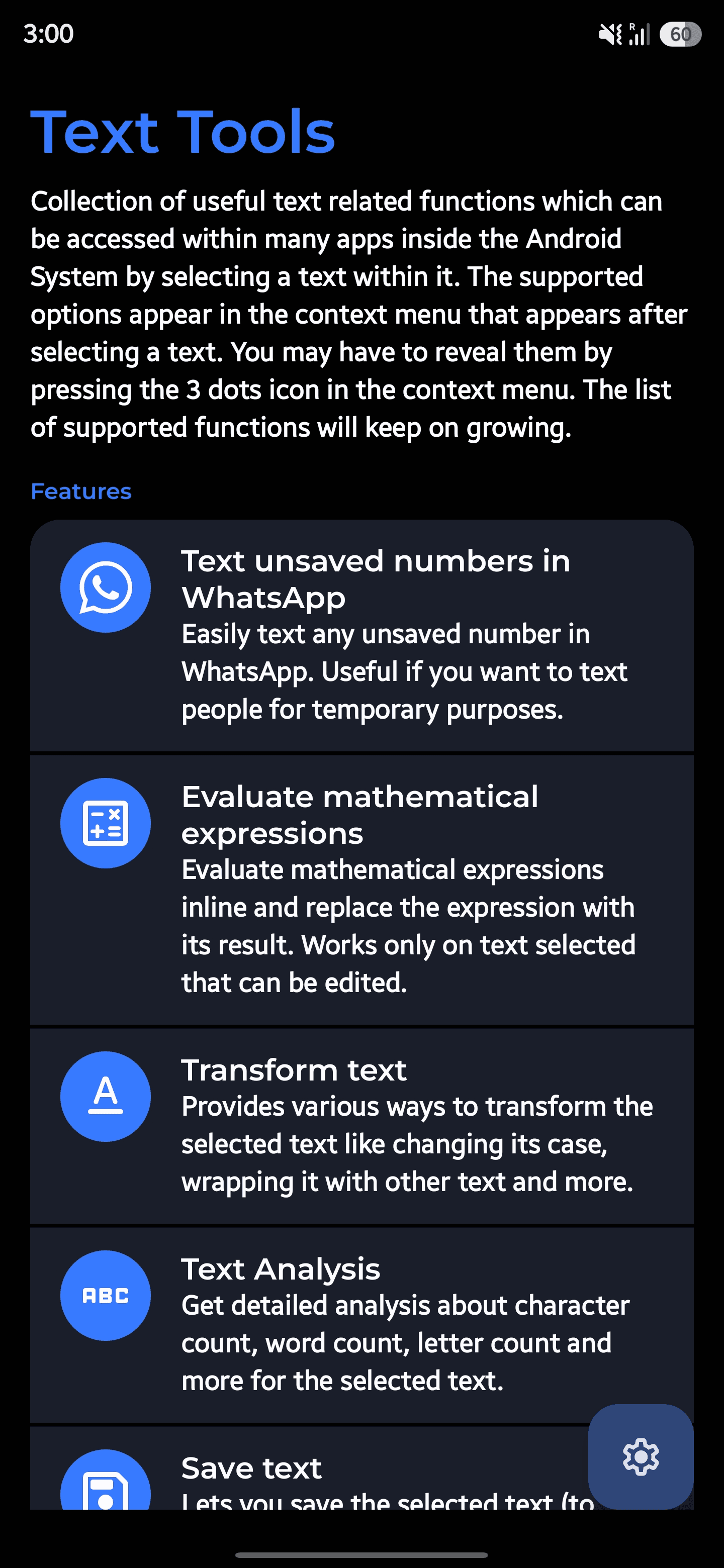 Скриншот 1 — Text Tools