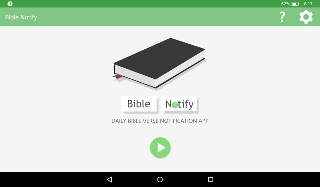 Скриншот 1 — Bible Notify