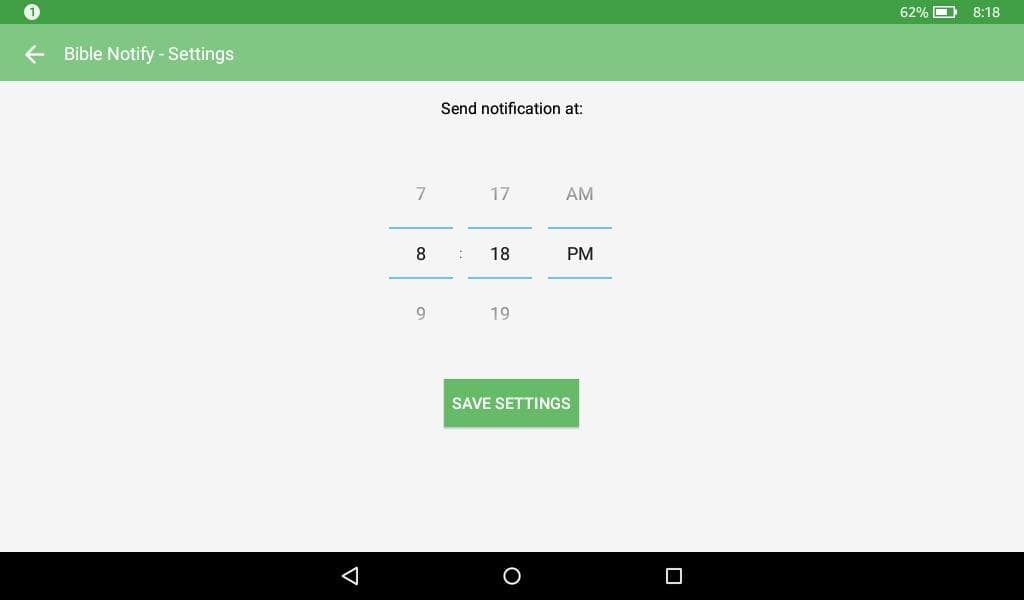 Скриншот 4 — Bible Notify