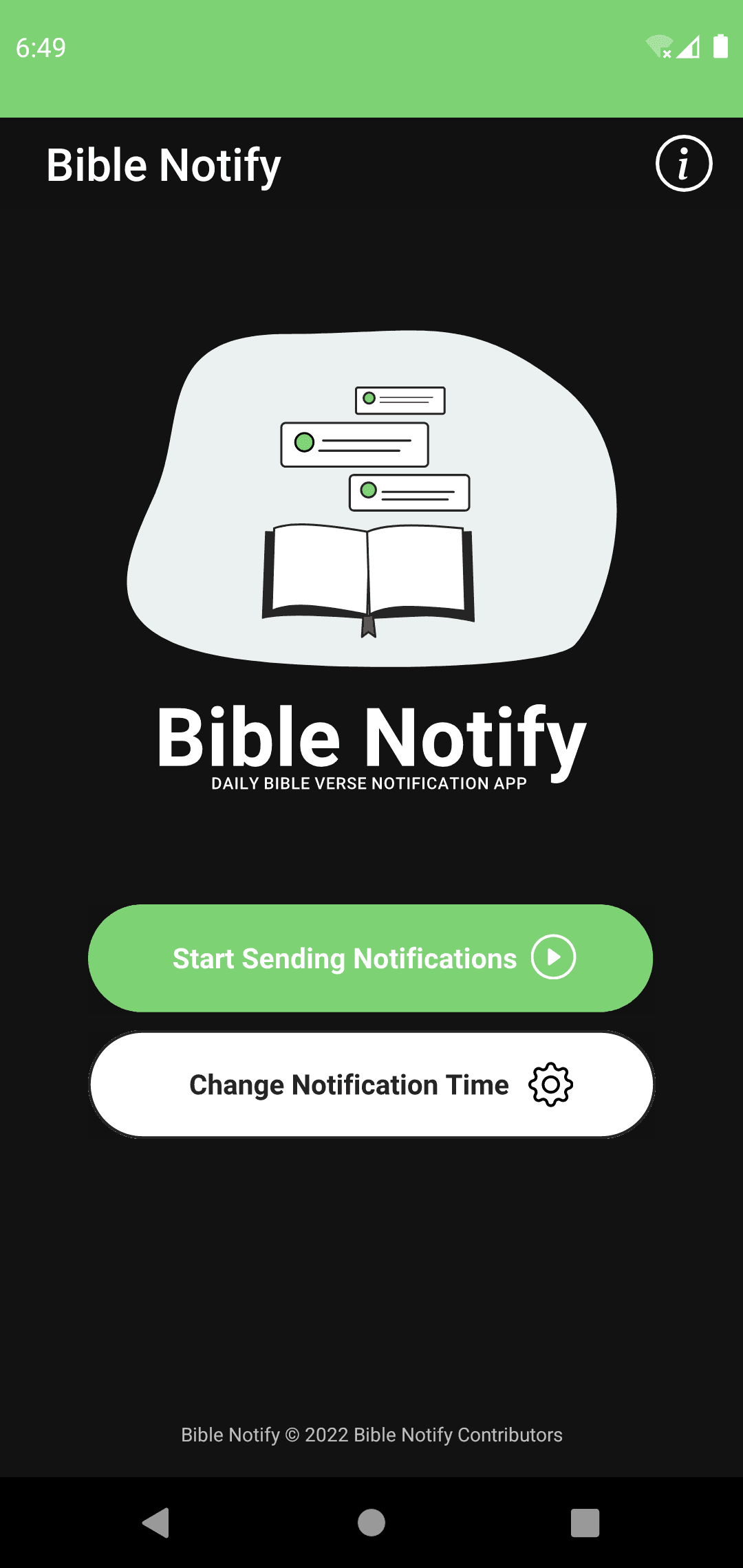 Скриншот 8 — Bible Notify