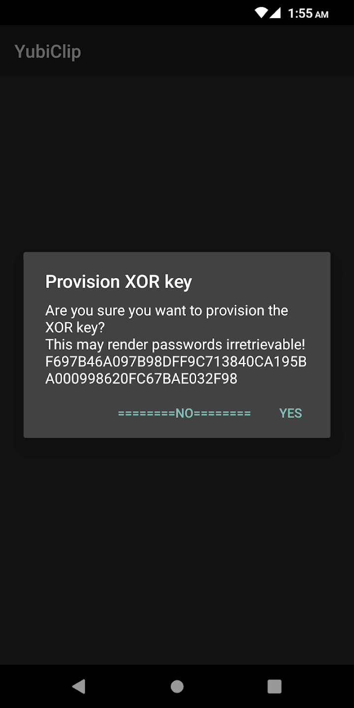 Скриншот 2 — YubiClip XOR